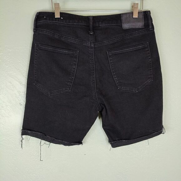 American Eagle Airflex Bermuda Style Black Denim Jeans - Picture 3 of 8